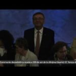 Ceremonie deosebită cu ocazia a 200 de ani de la sfințirea bisericii Sf. Tereza de Avila