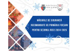 MĂSURILE DE SIGURANȚĂ RECOMANDATE DE PRIMĂRIA FOCȘANI PENTRU SEZONUL RECE 2024-2025