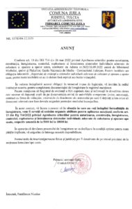 Anunț privind înregistrarea foselor septice în Registrul de evidență SIA
