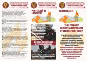 Informații utile și măsuri de protecție și prevenție în perioada sezonului rece