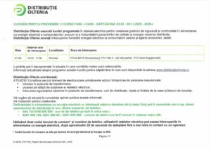 Lucrări pentru prevenie și corecție avarii