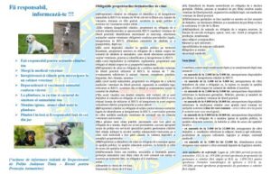 Anunț din partea IPJ Timiș – Biroul pentru Protecția Animalelor!